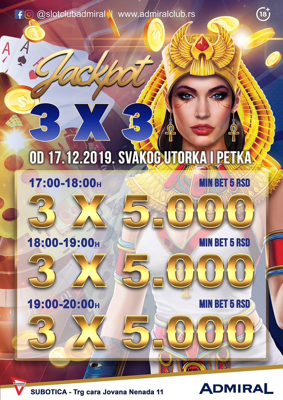3 X 3 jackpot – Subotica