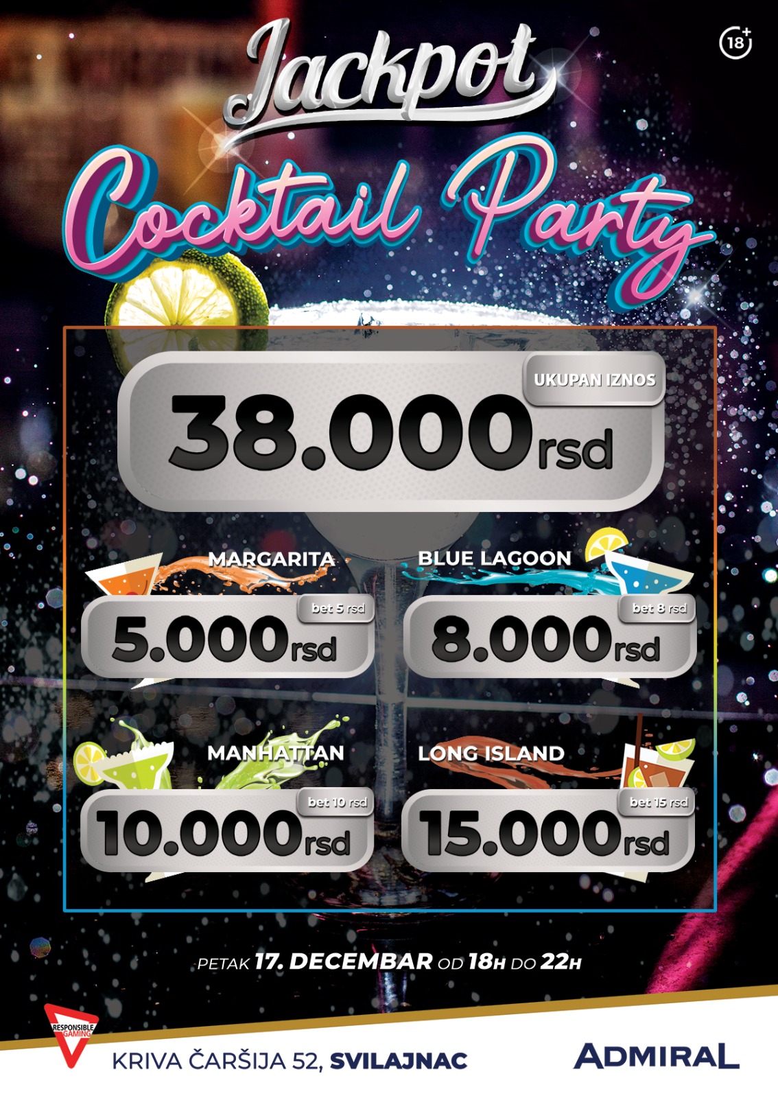 COCKTAIL PARTY JACKPOT