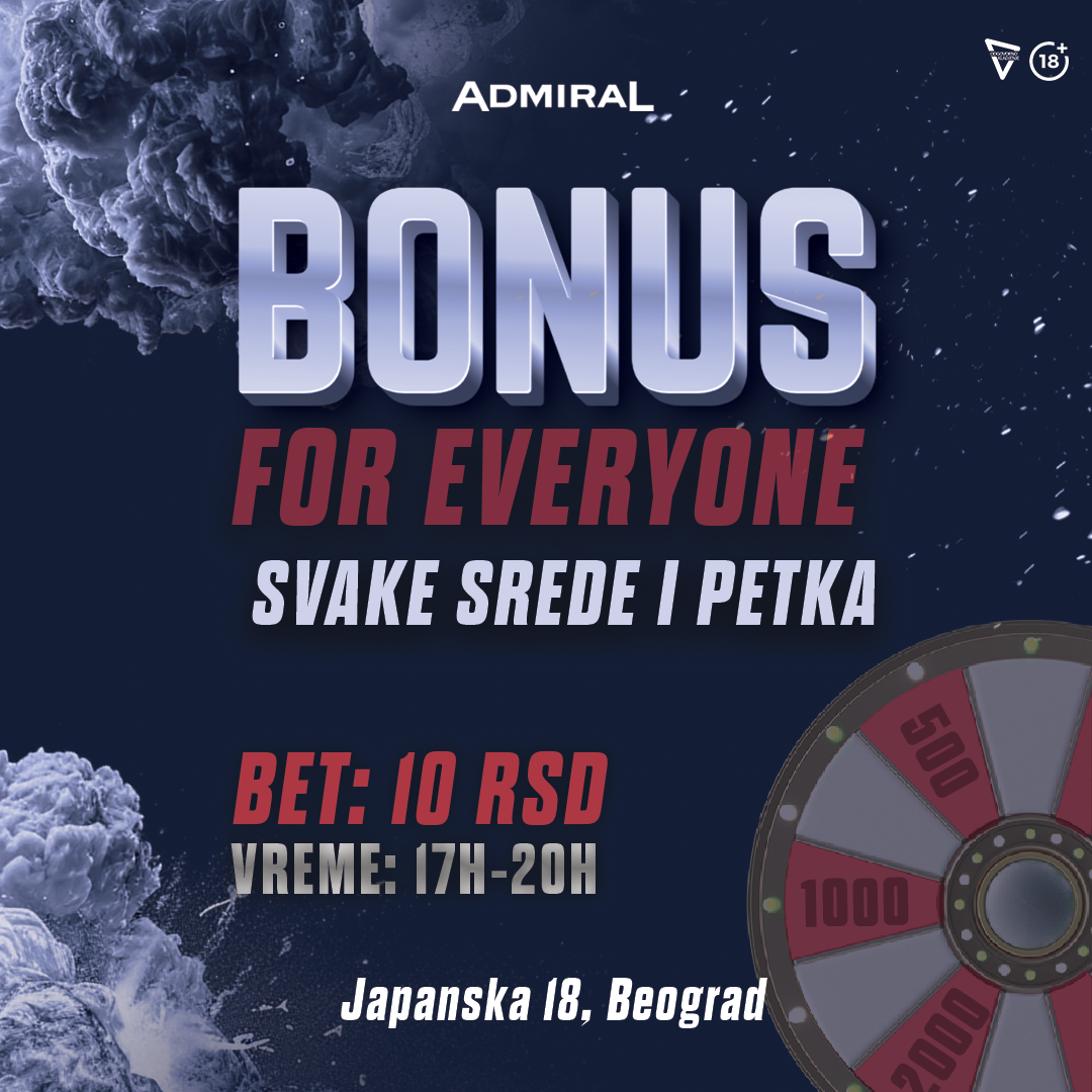 BONUS FOR EVERYONE – SREDA I PETAK U JAPANSKOJ 18!